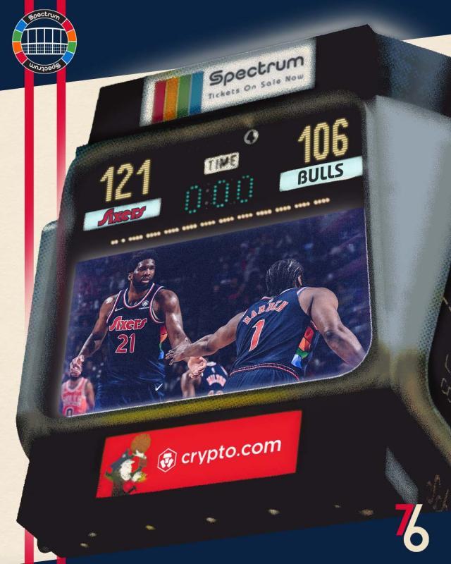 世俱杯买球-哈登加盟76人前5战全胜！恩比德轰赛季第10次40+10